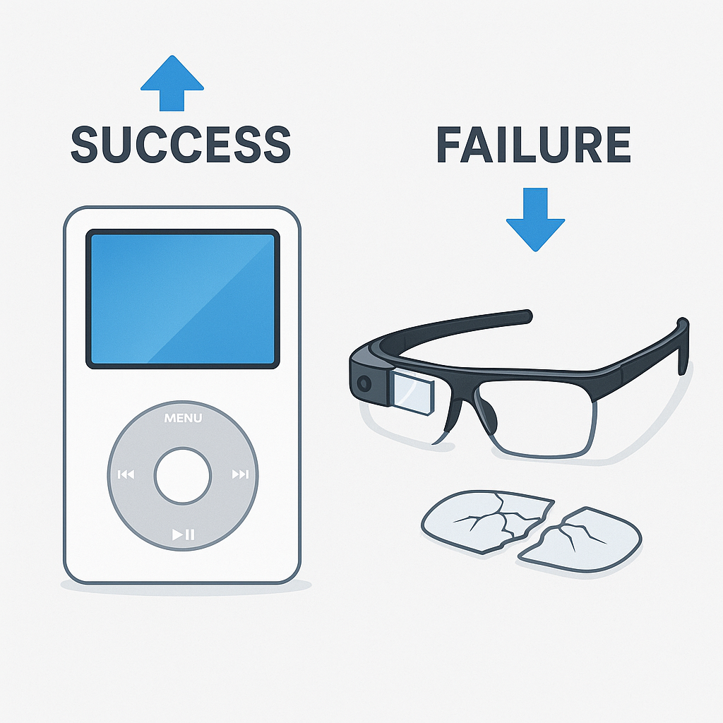 مقایسه موردی محصولات موفق و ناموفق در طراحی و توسعه